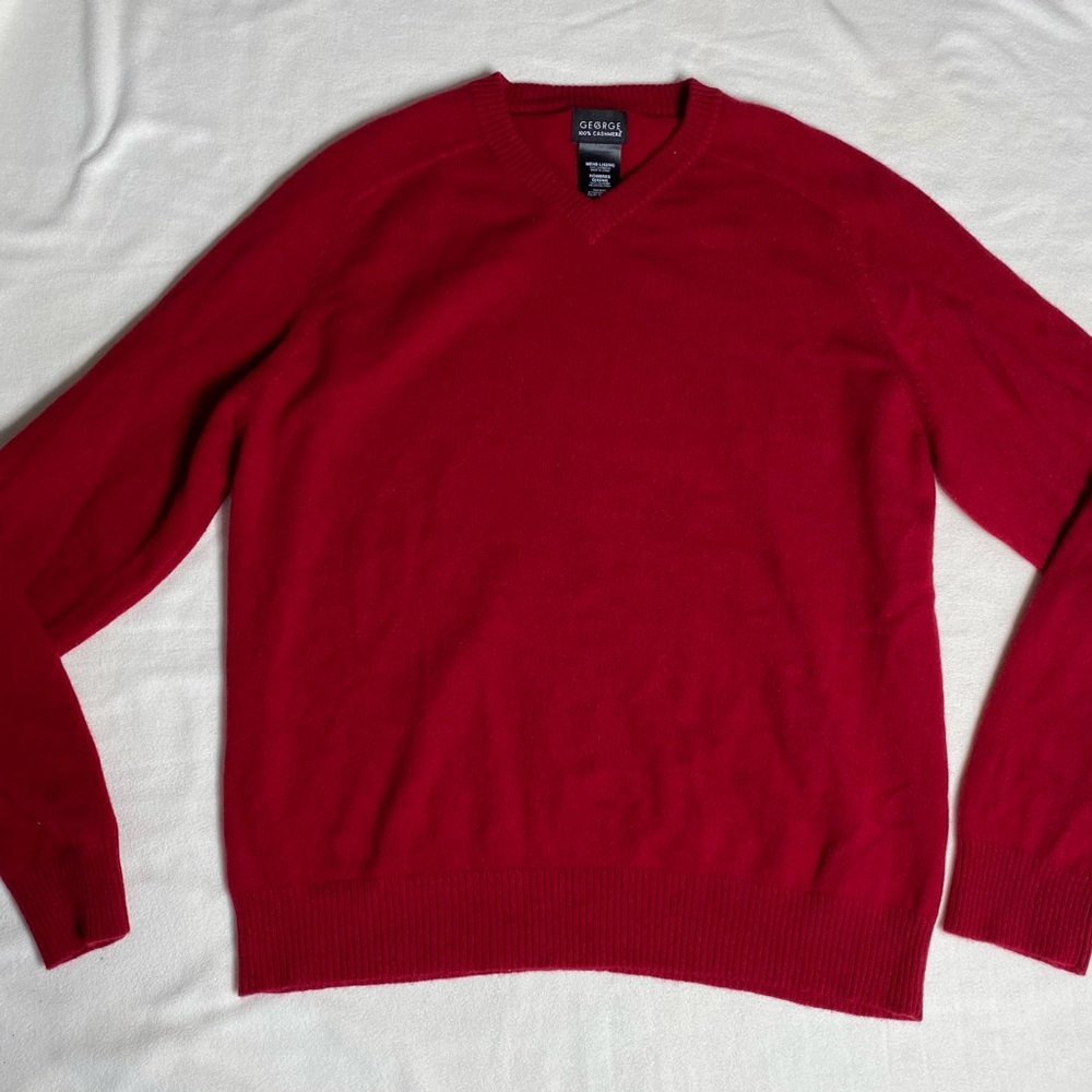 George Men's Red Sweater